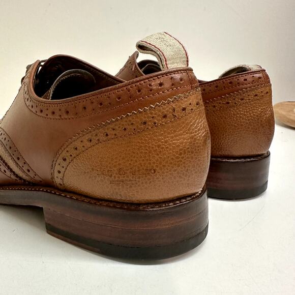NEW HEELS Grenson x Rag & Bone Bedford Wingtip Derby Made in UK 10 / US 11 - Picture 11 of 16